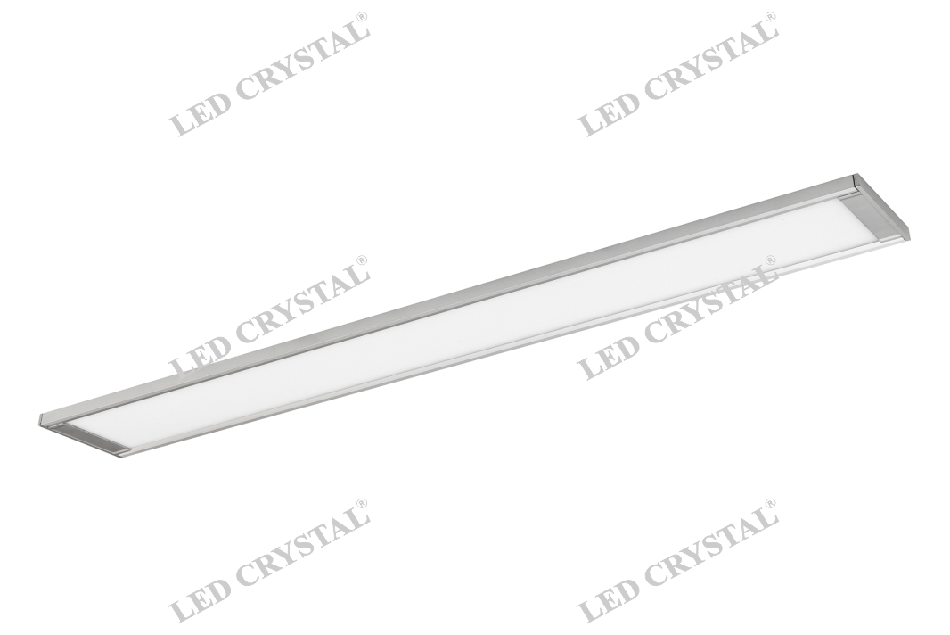 LED CRISTAL ССТ Панель-светильник LED с каб., 862х75х11мм, 24V, 20W, 2700-6500К, 1350лм, IP20, серебро