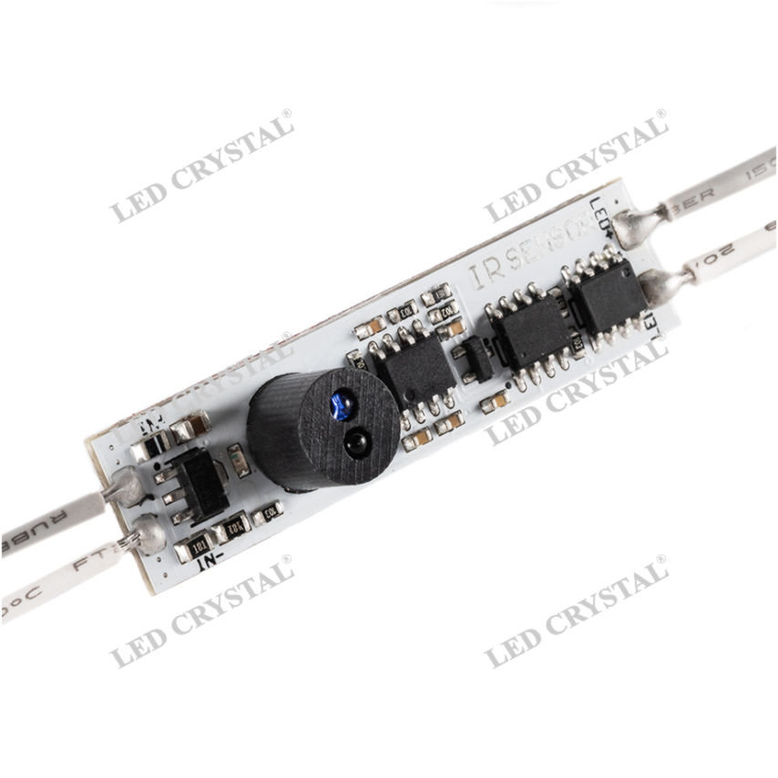 LED CRISTAL Выключатель ИК с диммером 12V/96W, 24V/192W, 8А