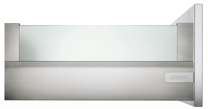 BLUM Комплект высокого внутреннего ящика с держателем вставки и релингом спереди