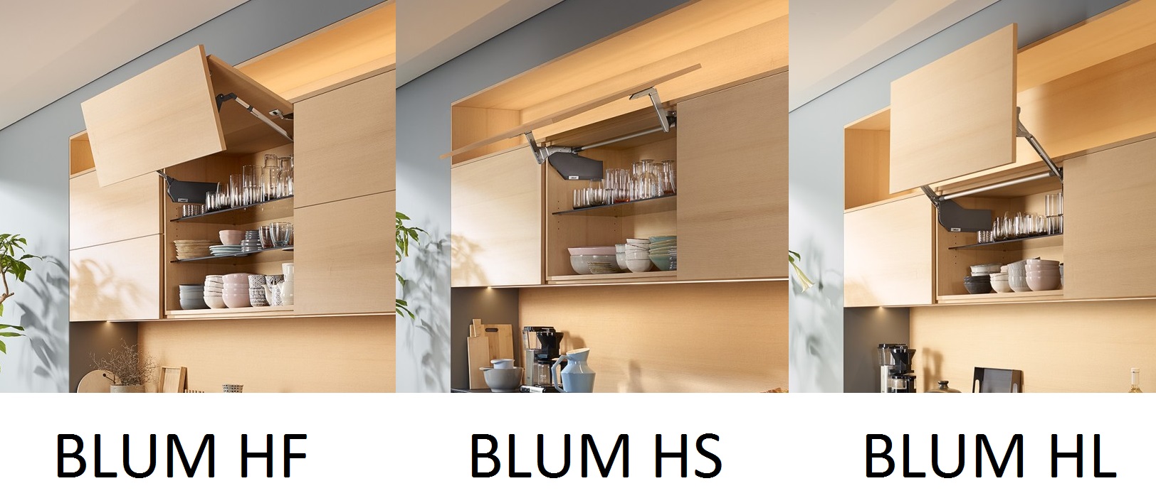 механизм BLUM HF, HS, HL