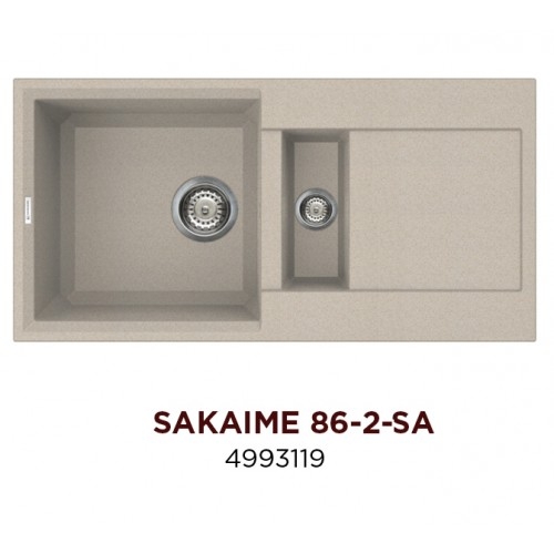 Кухонная мойка Omoikiri Sakaime 86-2-SA (4993119)