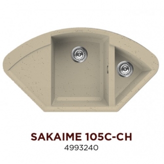 Кухонная мойка Omoikiri Sakaime 105C-СH Tetogranit/шампань (4993240)