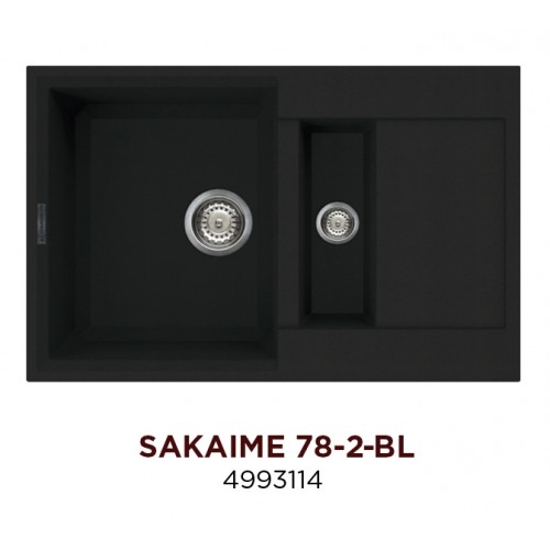 Кухонная мойка Omoikiri Sakaime 78-2-BL (4993114)
