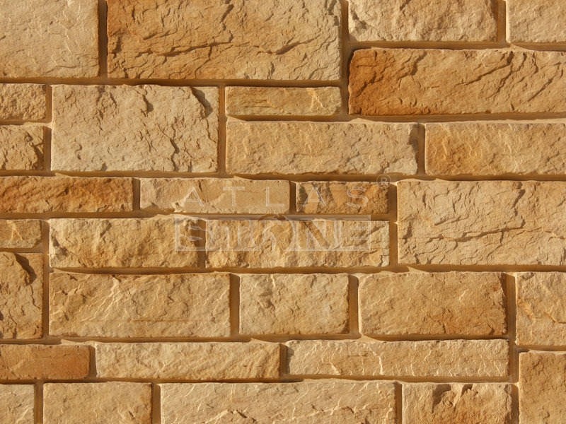 Крепостная стена коричневая 091 искусственный камень Атлас стоун