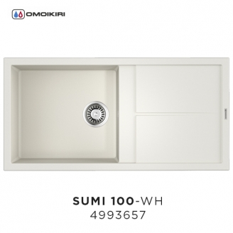 Кухонная мойка Sumi 100-WH (4993657)