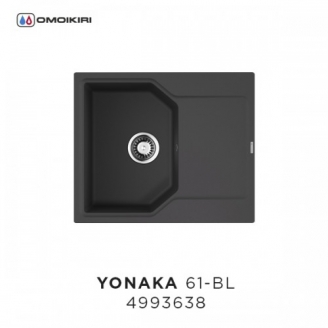 Кухонная мойка YONAKA 61-BL (4993638)