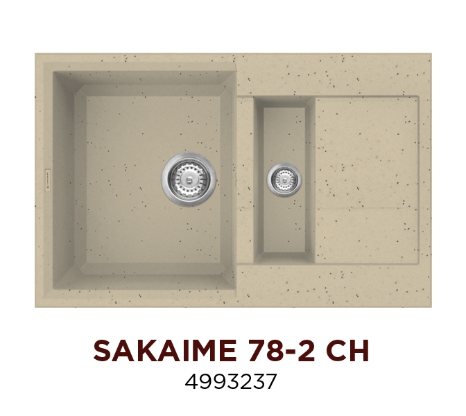 Кухонная мойка Omoikiri Sakaime 78-2-CH (4993237)