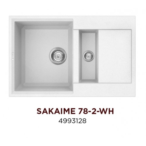 Кухонная мойка Omoikiri Sakaime 78-2-WH (4993128)