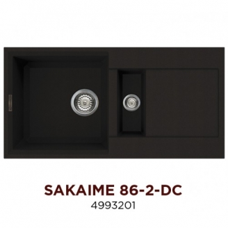 Кухонная мойка Omoikiri Sakaime 86-2-DC (4993201)