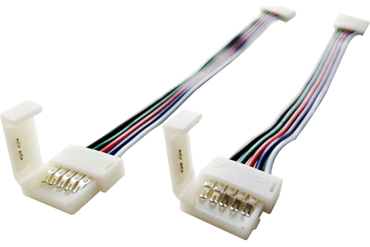 Комплект коннекторов APEYRON для RGBW светодиодной ленты 12,c AWG22+GRBW кабелем 09-74