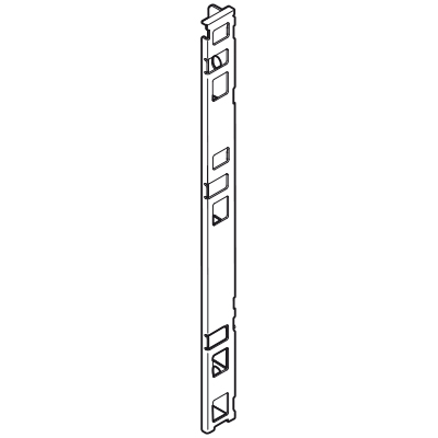 LEGRABOX держатель задней стенки из ДСП, высота F (257 мм), правый, терра-черный