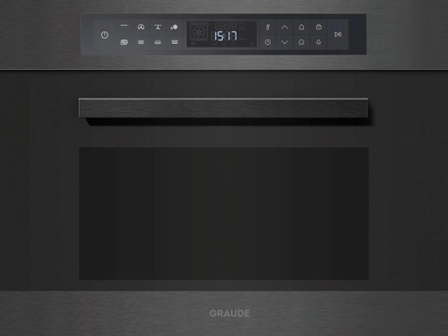Электрический духовой шкаф Graude BWG 45.0 SE черный [38 л, независимый, до 250 °C, дисплей, гриль, конвекция, СВЧ, класс - A]