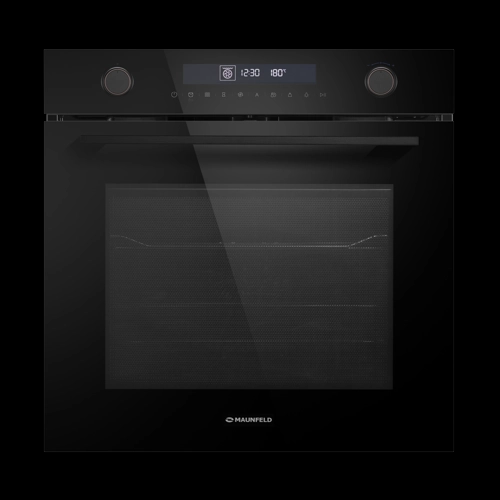 Электрический духовой шкаф MAUNFELD MEOR7217DMB2 черный [72 л, независимый, до 250 °C, дисплей, гриль, конвекция, СВЧ, класс - A+]